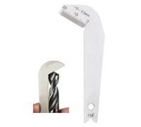 Calibro Angolare per Punta da Trapano da 118 Gradi, Calibro per Affilare Punta da Trapano in Acciaio Inossidabile, Strumenti per Affilare il Trapano Angolare