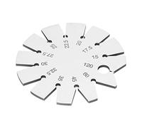 Calibro Angolo Smussato, Calibro Smusso Coltello, Scatola di Immagazzinaggio in Plastica in Acciaio Inossidabile, Circolare 70 Mm per Misurare i Bordi