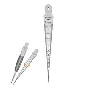 Calibro Conico - Calibro Conico in Acciaio Inox Preciso,Set di Strumento di Misura con Facile da Leggere in Acciaio Inossidabile per la Riparazione Automobilistica e Calibrazione