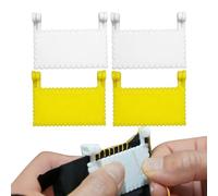Calibro da cucito per bordi, 3 mm/4 mm, guida leggera per cuciture a clip, righello per cucire vestiti, maglioni, vestiti, coperte, pantaloni, dita del pollice