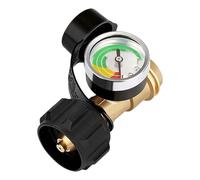Calibro Del Serbatoio Propano - Memoria Pressione In , Quadrante Indicatore Trasparente | Cilindro Rivelatore Perdita, Bbq Grill Safety For Gas Fire Pit, Riscaldamento Portatile, Stufa A