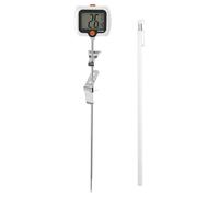Calibro Della Temperatura Di Cottura - Sonda Lunga Con Clip Per Casseruola, ABS E Acciaio Inossidabile, Lettura Istantanea, Termometro A Olio Da Frittura, Strumento Di Fabbricazione Di Barbecue E