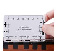 Calibro di altezza delle corde della chitarra, righello portatile per azioni, strumenti di configurazione, accessori per basso, parti professionali per chitarra elettrica, strumento di riparazione per