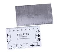 Calibro di Azione della Corda per Chitarra, 2 Pezzi | Acciaio Inossidabile e Plastico, per Classica ed Elettrica, Piccolo e Leggero per Casa e Performance