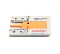 Calibro di contorno copia profilo da 5 pollici Duplicatore calibro Strumenti standard for la marcatura del legno Piastrelle for piastrelle in laminato generali(WHITE)