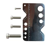 Calibro Di Filettatura Per Dimensionamento,Righello Portatile di Precisione | Misuratore Del Passo Della Filettatura - per Tecnici Ingegneri Idraulico Workshop Casa Garage Fabbriche