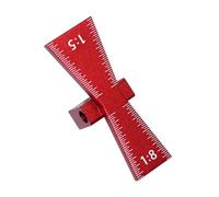 Calibro di marcatura in lega di alluminio, progettato per lavoratori del legno professionali e precisione manuale della marcatura manuale della coda di rondine