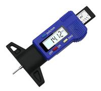 Calibro di misurazione di precisione for pneumatici for auto, misuratore di profondità del battistrada digitale for pastiglie freno(Blue)