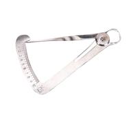 Calibro di misurazione - Strumento dentale di precisione in acciaio inossidabile da 4,06 x 2,56 pollici - Righello triangolare per la misurazione accurata di denti, metalli e, ideale per odontote