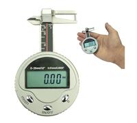Calibro di precisione for diamanti e pietre preziose, calibro digitale rotondo multifunzione da 0-25 mm, 0,01 mm, strumenti di misurazione dello spessore di diamanti e pietre preziose