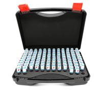 Calibro di precisione in acciaio 101 pz/lotto 1,00-2,00-3,00-4,00-5,00-6,00 mm passo 0,01 mm calibro liscio set di calibri for fori strumento di misurazione per macchinisti e metalmeccanici(2.00-3.00m