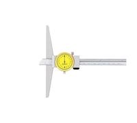 Calibro Di Profondità Con Quadrante Specifiche 0-150 Mm 0-200 Mm 0-300 Mm Precisione Del Calibro Di Misurazione Della Profondità Del Foro Ad Alta Precisione 0,03 Misura Precisione(0-200mm (100mm))