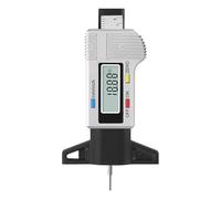 Calibro di profondità del battistrada del pneumatico digitale - Strumento di misurazione della profondità dei pneumatici elettronici, Tester di profondità del battistrada dello schermo LCD |