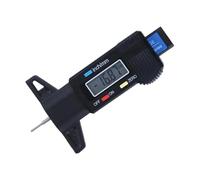 Calibro di profondità digitale Calibro di profondità del battistrada Calibro di profondità del battistrada LCD for pneumatici for auto 0-25,4 mm Strumento di misura Calibro(Black)