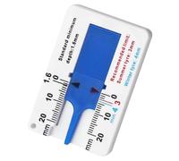 Calibro Di Profondità Pneumatico - Tester Pneumatico 0-20 Mm | Misuratore Di Profondità Pneumatico Manuale, Indicatore Di Lettura Facile, Strumento Di Misura Precisa Della Profondità Del Nastro Del