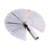 Calibro di spessore metrico con 32 lame, set punterie strumento misurazione dello spazio in ottone, gamma della valvola for motociclette da 0,04 mm a,88