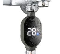 Calibro di temperatura della doccia - Termometro per acqua digitale | Display a LED in reale per il bagno sicuro | Termometri della doccia universali - Sicurezza del bagno anziani per bambini