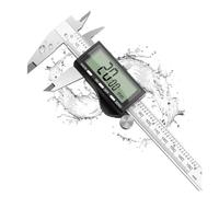 Calibro Digitale 150MM 200MM 300MM Digital Caliper Large LCD Screen Metal Vernier Digit Gauge Measurement Tool(0-200mm)