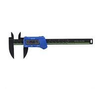 Calibro digitale con schermo LCD extra large per misurare gradini di profondità interni ed esterni (blu)