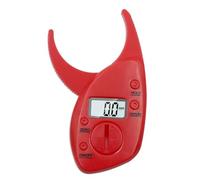 Calibro digitale LCD per grasso corporeo, in plastica ABS, tester per piegare la pelle con intervallo di 0-50 mm e risoluzione di 0,1 mm, strumento portatile per il monitoraggio del fitness