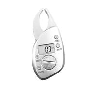 Calibro Digitale per Grasso Corporeo, Misuratore Skinfold Portatile | ABS Componenti Elettronici, Funzione Hold, Batteria a Bottone 3v e Schede Incluse, Argento
