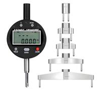 Calibro digitale per raggio, strumento di misurazione multifunzione ad alta precisione con ganasce intercambiabili per parti meccaniche