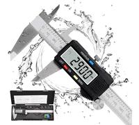 Calibro Digitale, Qfun Precisione Micrometro in Acciaio Inox 150mm con Ampio Dis