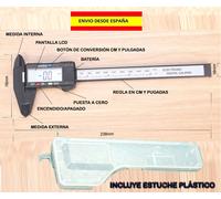 Calibro Digitale Vernier A Misura Decimale E Pollici Precisione Meccanica SAE