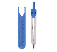 Calibro ECG, strumento di misurazione calibro ECG da 1 pezzo, divisore ECG medico da 0-2,4 pollici con righello (blu)