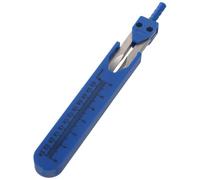Calibro Ekg Medico Blu in Metallo per Analisi Elettrocardiogramma | Custodia di Conservazione e Riferimento di Misura, Design a Vite, Finitura Lucida, per Medico e Infermiere Colore Casuale