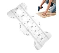 Calibro filettato per la determinazione della dimensione del bullone | Misuratore di passo filettato portatile | Righello per il rilevamento della dimensione della pendenza | Per meccanici e ingegneri