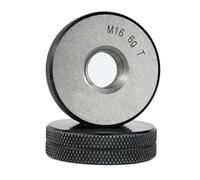 Calibro for Anello Filettato Da 2 Pezzi, Calibro Metrico, 6 G, M6, M14, M16, Calibro A Vite Esterno Di Precisione, Strumento Di Prova for Filettatura Passo. Alta precisione(M8X1.0)