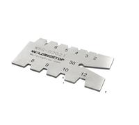 Calibro for filettatura a 30 gradi Strumento di misurazione del calibro Rettifica Acciaio inossidabile Saldatura Spessimetro