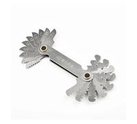 Calibro for filettatura metrica in pollici da 55/60 gradi for passo della vite del dente dell'ingranaggio Misurazione centro tornio in acciaio al carbonio Combinazione(0.5-7.0)