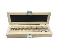 Calibro For Ispezione Micrometrica Da 0-25 Mm, Grado 0, In Acciaio, Set, 10 Pezzi/scatola(2 grade)