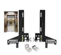 Calibro guida per ascensore, strumento di misurazione della guida di sollevamento, tester di allineamento di precisione con marcatura chiara, corpo in metallo compatto con presa stabile, ispezione di