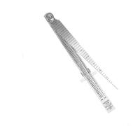 Calibro in acciaio inox a forma di cuneo con scala da 0,1 mm per misurazione della profondità e controllo della distanza nella costruzione metallica