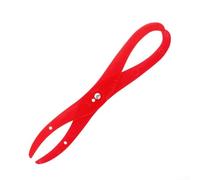 Calibro in plastica a gamba piegata da 30,5 cm per argilla ceramica, robusto strumento di misurazione in ABS con lettura accurata per superfici curve e contorni, righello rosso per artisti