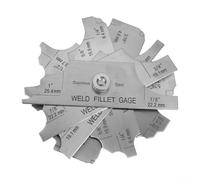 Calibro inossidabile di saldatura del raccordo di misura per l'ispezione della saldatura e la tasca di pollice 1/81 e la gamma d'acciaio di 32254 millimetri di massa di prova