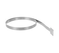 Calibro manuale in acciaio inox a doppia scala per diametro e circonferenza | Lettura simultanea delle misure, riduce gli errori di calcolo, per valvole e oggetti cilindrici, uso officina, argento