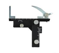 Calibro meccanico a corsoio XY per microscopio, piattaforma mobile in alluminio con manopola manuale per un posizionamento preciso del campione, precisione di 0,1 mm, nero