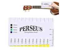 Calibro per altezza delle corde per chitarra, leggero, multifunzionale, con | Strumento di misurazione dell'altezza delle corde per impostazione, manutenzione, incordatura e regolazione