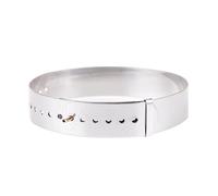 Calibro per braccialetti e braccialetti, in acciaio inox, regolabile, per misurare i polsi, gioielli, strumenti per misurare braccialetti, Misura unica, come descritto