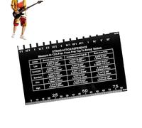 Calibro Per Chitarra - Righello Per Misurare Le Corde Da 3,39 Pollici | Strumento Durevole E Portatile Con Piastra In Alluminio | Ideale Per La Misurazione 'altezza Delle Corde E L'utilizz