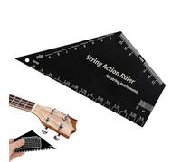 Calibro per chitarra String Action, 13 x 8 cm, righello per chitarra, calibro in acciaio , strumento preciso distanziatore delle corde, calibro Luthier per mandolini elettrici acustici, banjo