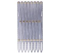 Calibro per Cucire Espandibile, Distanziatore per Asole in Alluminio Righello per Calibro per Cucito Espandibile, Strumento di Marcatura di Misurazione Equidistante Multifunzionale