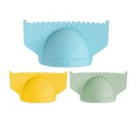 Calibro Per Cucito Edge Lock 3 Pezzi, Righello Multiuso Per Quilting, Strumento Di Misurazione Guida Per Dita Per Cuciture Diritte E Curve, Sigillatura Manuale Dei Bordi Del Tessuto, Per Cucire