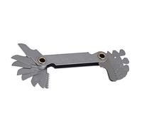 Calibro per filettatura, metrico 60° Vite in acciaio inossidabile Misuratore del passo del filetto Calibro del calibro del passo del righello Strumento per il taglio del filo di rettifica e posizione