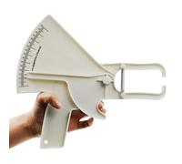 Calibro per grasso corporeo 0-80 mm Strumento accurato per la misurazione della plicometria per la composizione corporea, calibri in plastica con scala per fitness, perdita di peso, monitoraggio