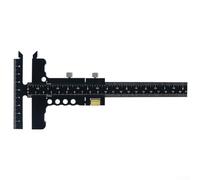 Calibro per la lavorazione del legno con design a T in lega di alluminio con misurazione scorrevole e marcatura (A)